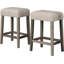 Table de bar en bois massif 3 pièces avec prise électrique et 2 ports USB Transitional-1594717249-1594717279