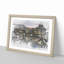 St. Peters Basilica in Rome Italy in Abstract - Framed Print-55730039-55730040