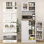 Pantry Cabinet With Adjustable Shelves, Doors