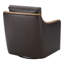 Fauteuil d'appoint pivotant en cuir Grayton-108739215