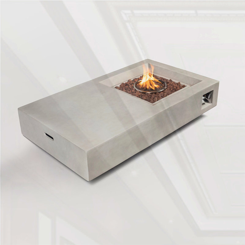 60inch Concrete Fire Pit Table