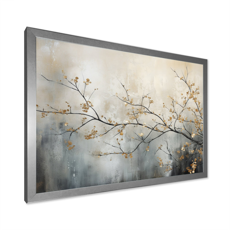 Arbre monochromes éthéré Reverie I - art mural arbre monochrome, impression murale arbre de couleur douce, Cadre photo unique