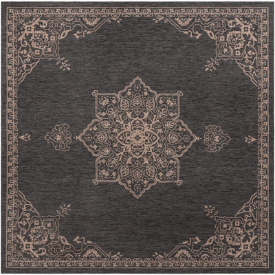 Tapis transitionnel Tollefson couleur pierre foncée