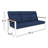 Townsend Metal Outdoor Sofa With Sunbrella Cushion-116233346