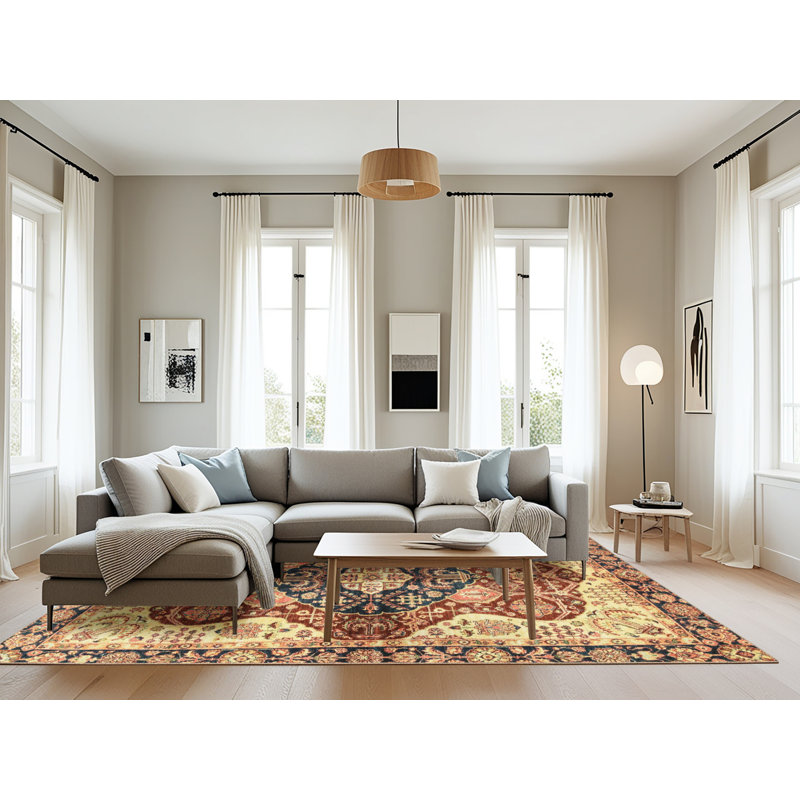 Tapis abstrait moderne 3208, Rectangle 8 pi x 10 pi
