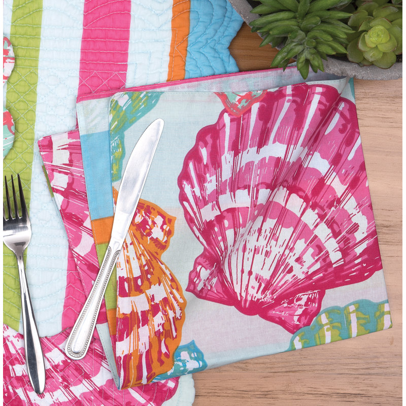 Leon Cotton Nautical Square Napkin