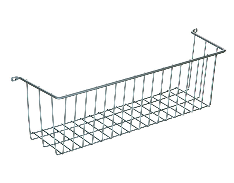 More Inside Wall Mountable Wire Basket, 3.75" H x 14" W x 4" D