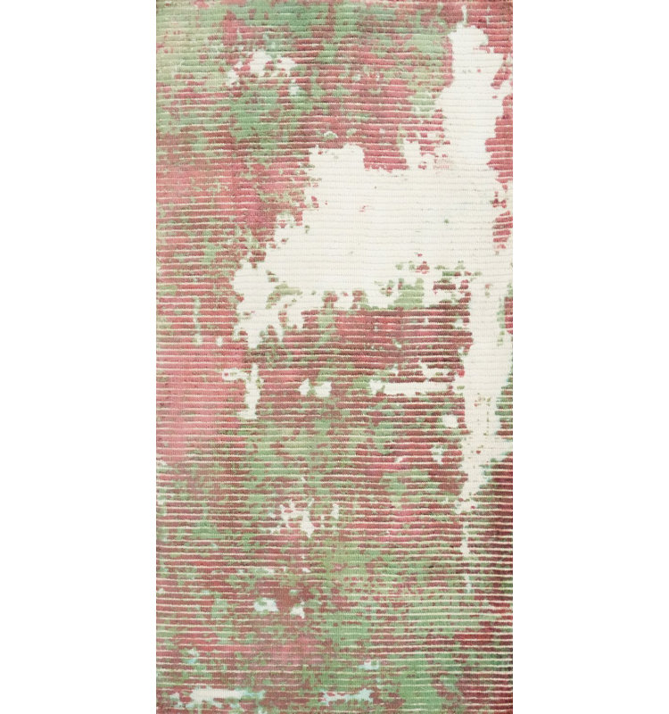 Handmade Wool Abstract Oriental Rug 2x4