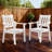 All-Weather Outdoor Waterproof Dining Sets - Rust-Resistant Modern Outdoor Dining Sets For Backyard Garden Deck Poolside 1-Table 2-Chairs-254698348