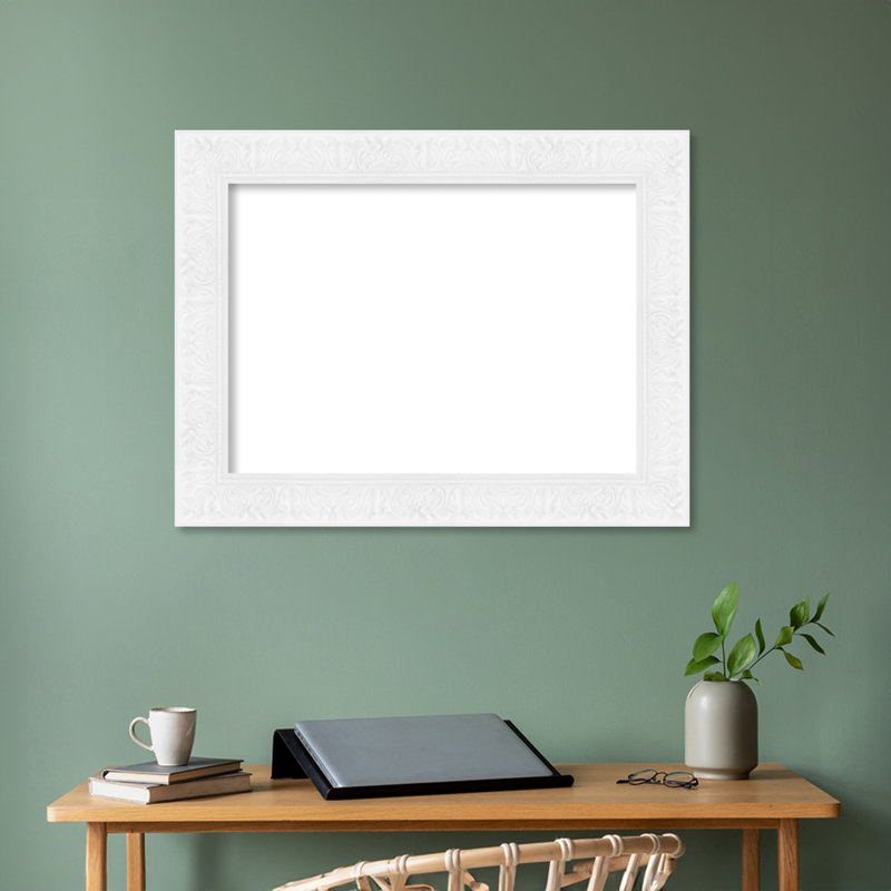 Tableau magnétique blanc effaçable à cadre Luxe, tableaux d'organisation, H 27 po x l 35 po