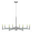 Plafonnier lustre 8 lumières Cowart