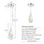 Luminaire suspendu simple à 1 lumière Lykeisha-965840356