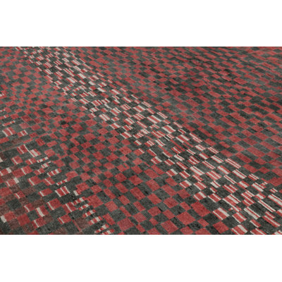 Moroccan Handmade Kilim Wool Geometric Area Rug