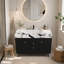 Meuble-lavabo autoportant moderne 36 po avec lavabo pour rangement de salle de bain-2075948359