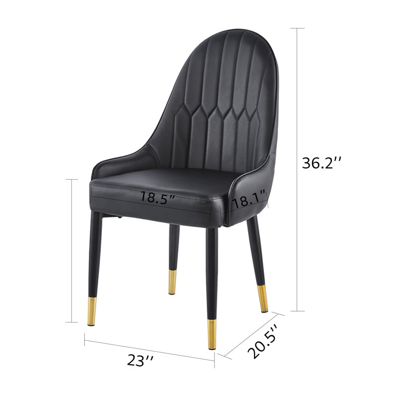5- Piece Dining Set, Black
