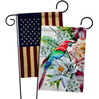 Double Sided 18.5'' H x 13'' W Polyester Animal Garden Flag