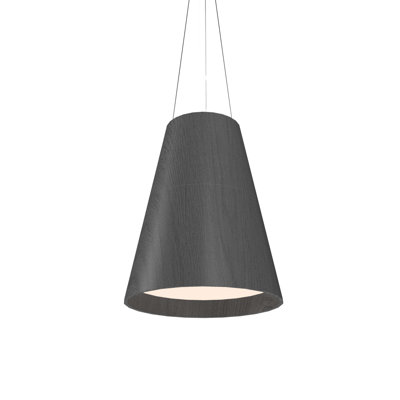 Luminaire suspendu conique unique à 3 lumières