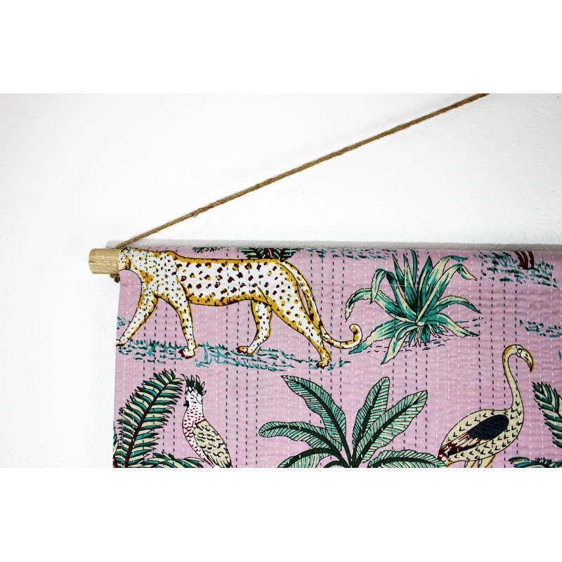 Cotton Wall Hanging, Pink