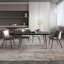 62.9" to 94.4" Extendable Dining Tables for 6 to 10 - Rectangle Black Dining Table