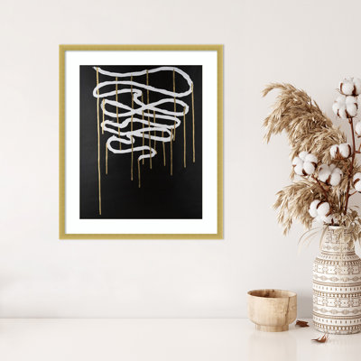 Weeping Ribbon II by Michael Willett Wood Framed Wall Art Print