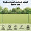 VidaXL Green Metal Border Fencing