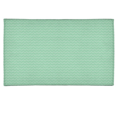 Tapis de zone vert "reg patterns" , art déco