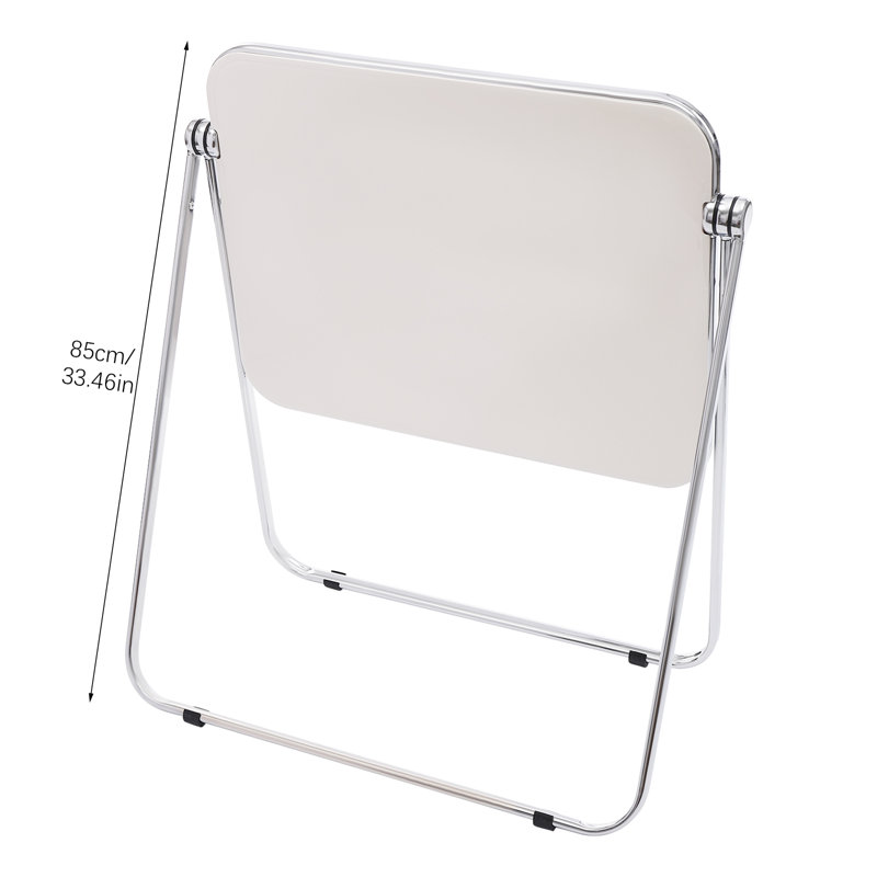Table-plateau pliable et portative en acrylique, Blanc