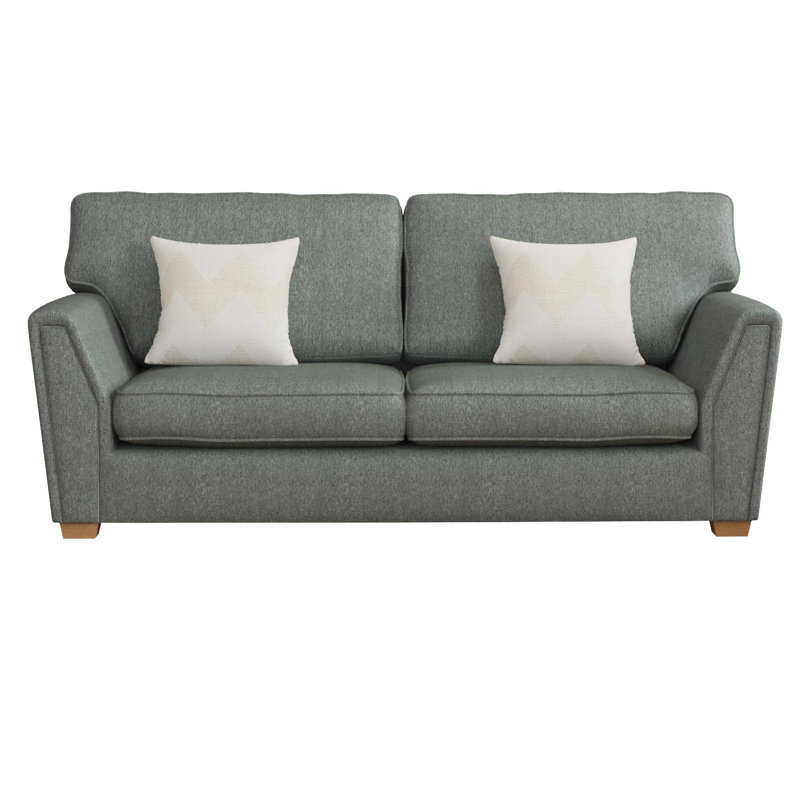 Wendleberry Three Seater, Fixed Back, Royal Blue