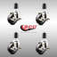 Ensemble de roulettes en caoutchouc dur-92142706