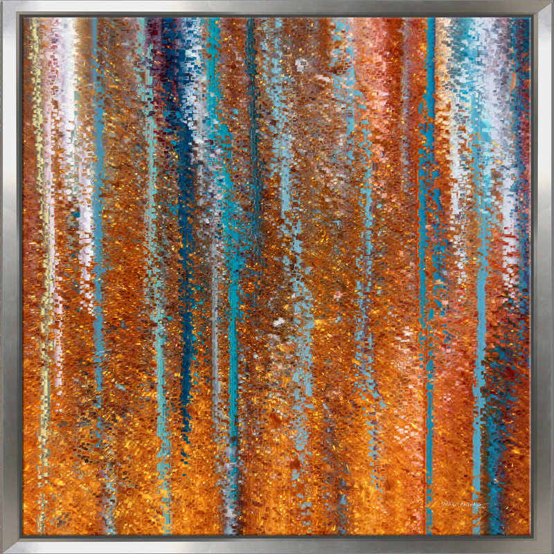 " Romans 15:13 Abound In Hope " by Mark Lawrence, Silver Floater Frame, 31.5" H x 31.5" W x 2" D
