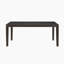 Table de salle à manger rectangulaire extensible Severine 90 po, de style moderne et contemporain, en placage de chêne, avec rallonge séparée de 18 po, 8 couverts