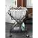 Artesa Verona Collapsible Metal Laundry Cart with Removable Basket & Canvas Bag, Antique Black