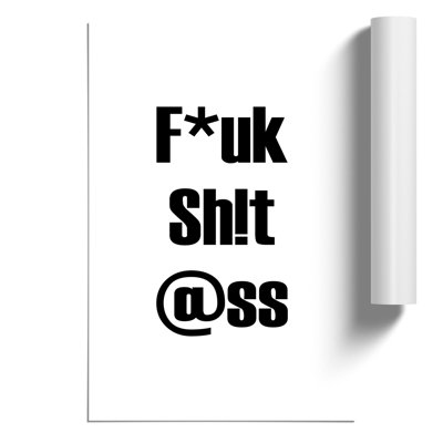 Mind Your Language - Frameless Print