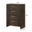 Commode contemporaine à 4 tiroirs 1Pc