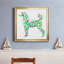 Tapisserie caniche - peinture sur toile encadrée-1168380265-1168380257