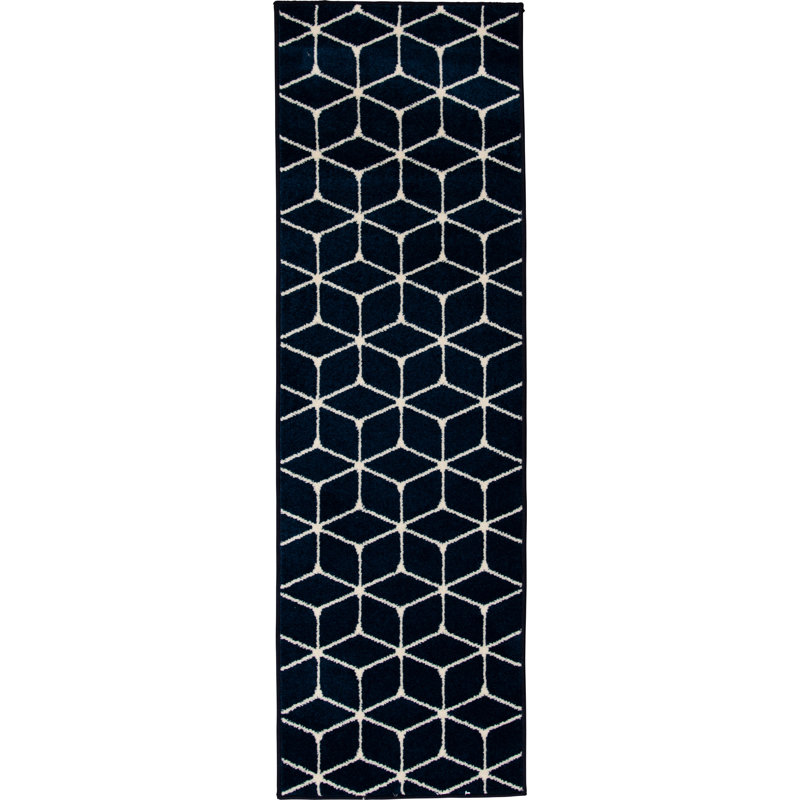 Tapis bleu Corrigan Studio®, Tapis de couloir 2 pi x 6 pi 7 po