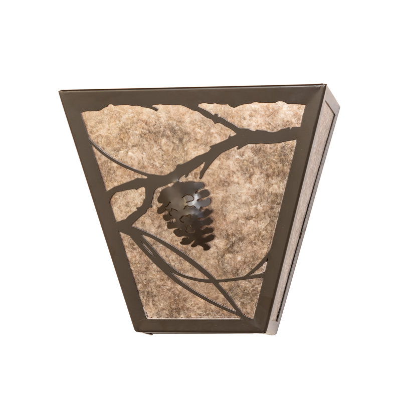 2 - Light Flush Mounted Sconce