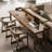 Brown Rectangular Solid Wood Desks-108206932