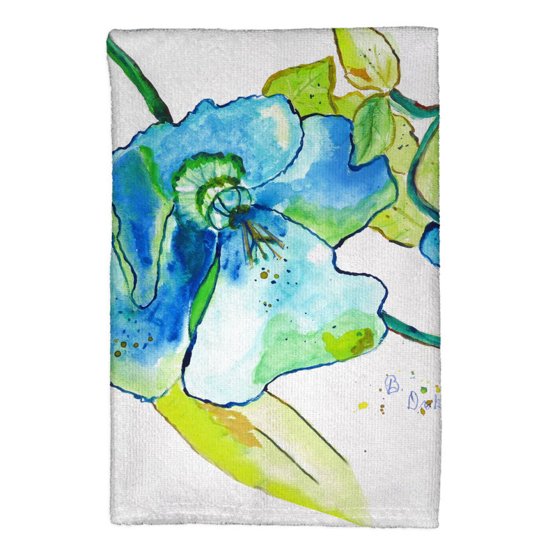 Serviette à main hibiscus