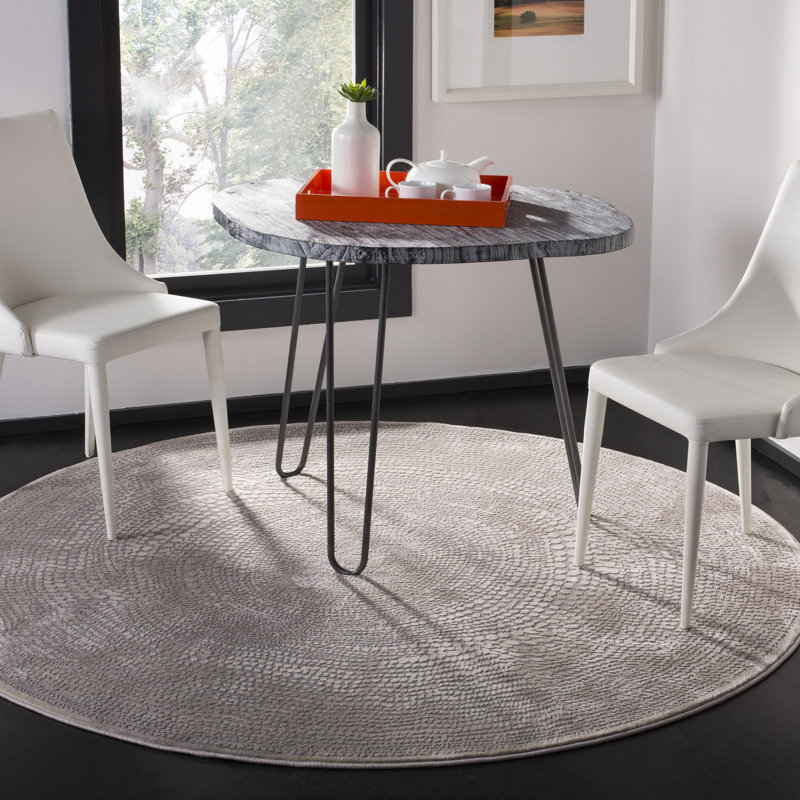 Wendi Performance Abstract Rug, Round 6'7"
