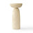 Sleek Cylinder Sandstone Side Table-621090166
