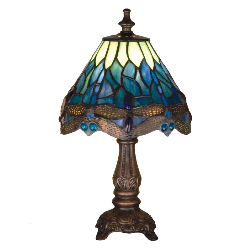 Diane Metal Table Lamp, Blue