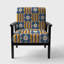 Fauteuil rembourré Mid-Century