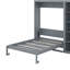 Grand lit escamotable avec tablettes-21012822