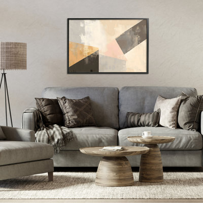 «Distinct Shapes Neutrals», estampe numérique, design par Franklyn Gregory
