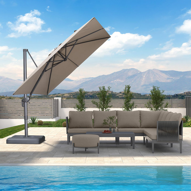 274cm Cantilever Parasol, Beige