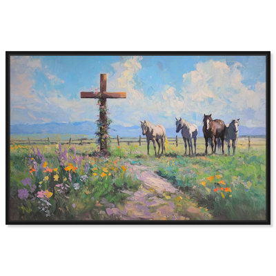 Faithful Pasture Canvas Religious Art by Art Remedy