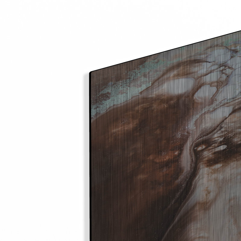  «Rustic Reverie» par Petra Meikle de Vlas, art mural en métal, 24 po x 36 po