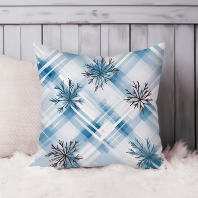 Blue Winter Plaid III Modern