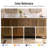 72" Free Standing Double Bathroom Vanity with Engineered Marble Top, Ceramic Sink, Backsplash-109176064-109176067